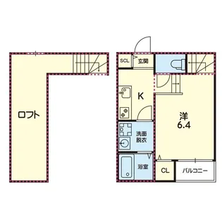ステラ光の森south【1階】の間取り