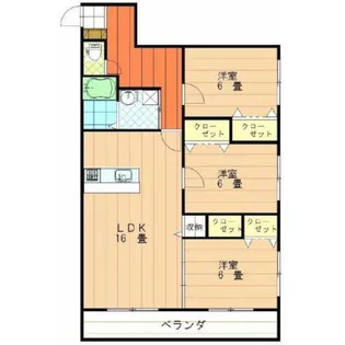 グランド・メゾン【2階】の間取り