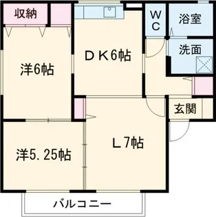 セジュール清坂I【2階】の間取り