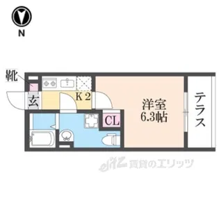 BlueMountain【3階】の間取り