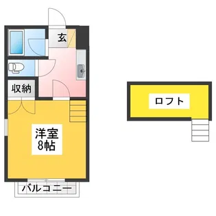 ウインドヒルズ【1階】の間取り