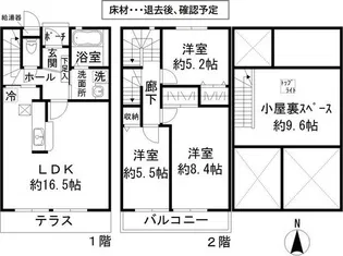 フルールIの間取り