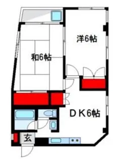 マンションふじ【3階】の間取り