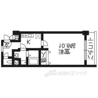 アクアリヴィエール【6階】の間取り