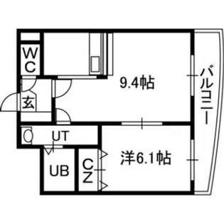 HYDE PARK【6階】の間取り