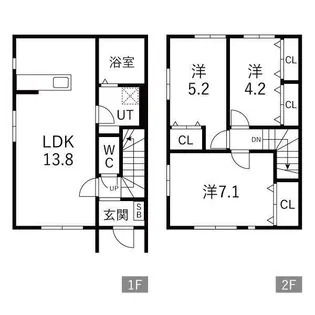フルハウス矢巾の間取り