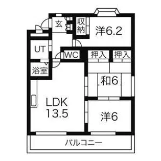 SUN STAGE【2階】の間取り