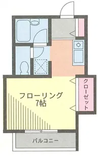 プロスパ藤井【2階】の間取り