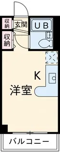 プリヴェイル国立【3階】の間取り