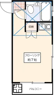 ストラウスハウス【2階】の間取り