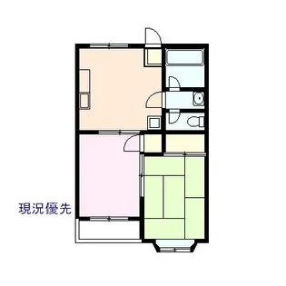 プラザわかみやI【2階】の間取り