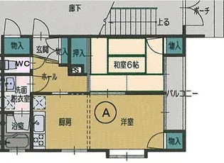 メゾンプレパルク【1階】の間取り