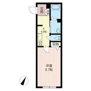 ドエル・サンモールII【1階】の間取り