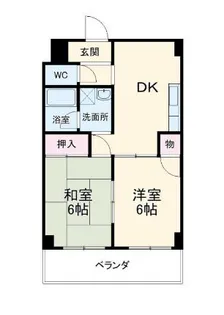 第1アリストマンション【2階】の間取り
