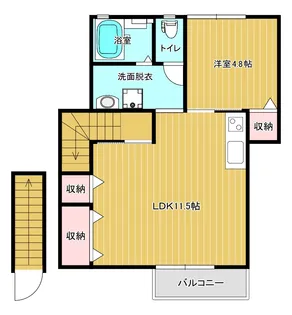 ライジングS5【2階】の間取り