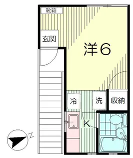 ラフィーネ尾山台II【2階】の間取り