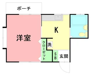 神奈川県小田原市扇町1【アパート】の間取り