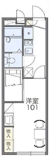 レオパレスヴィヴァルディ【2階】の間取り