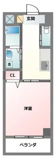 プランドール三原【3階】の間取り