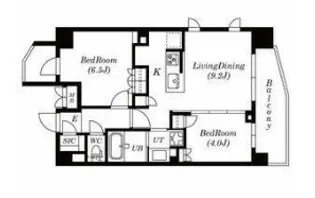 東京都港区白金6【マンション】の間取り