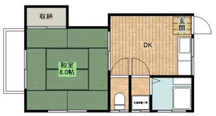 HOUSEGレンデ8【2階】の間取り