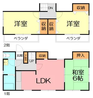 神奈川県横浜市戸塚区上倉田町【一戸建】の間取り