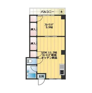 セフティハウスG【2階】の間取り