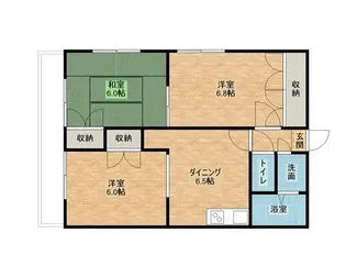 エクセルハイツ【2階】の間取り