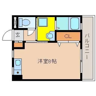 1Rの間取り画像