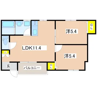 川内BASE【1階】の間取り