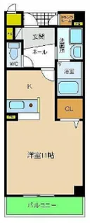 サニーレジデンス【1階】の間取り