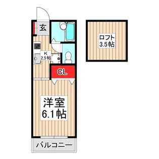 エスポワール【2階】の間取り