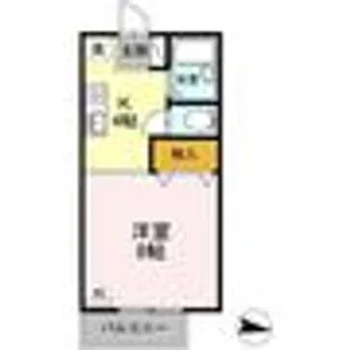 ラ・フォーレ緑ヶ丘 I棟【2階】の間取り