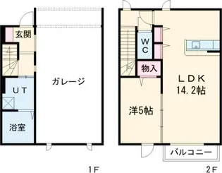 タルガ・フローリオ弥生の間取り