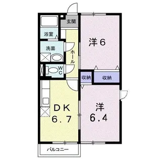 グリーンガーデン【2階】の間取り
