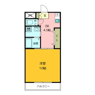 ANNEX中津川【2階】の間取り