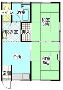 アパート紫苑【2階】の間取り