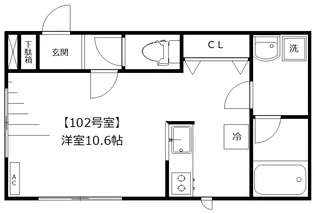 クレール上池台【1階】の間取り