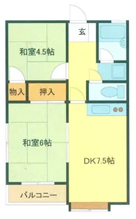 埼玉県さいたま市浦和区本太5【アパート】の間取り