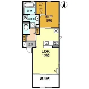 大阪府堺市東区日置荘西町7【アパート】の間取り