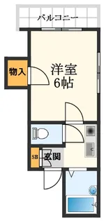 フルールイン古曽部【3階】の間取り