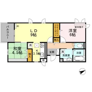 グラン シイズ【1階】の間取り