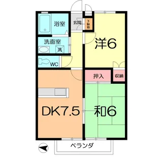 エクセル大宮【2階】の間取り