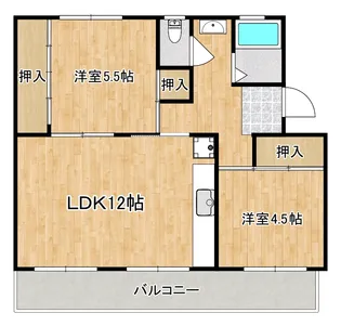 グランベルグ倉敷【4階】の間取り