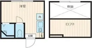 東京都葛飾区西亀有2【アパート】の間取り