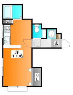 松本ハイツ【2階】の間取り