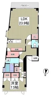 リブレス南浦和【3階】の間取り