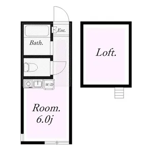 ユナイト新子安サンマルタン【1階】の間取り