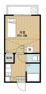 1Kの間取り画像