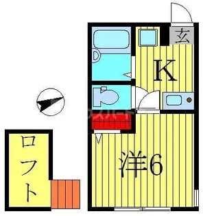 カレッジコート【1階】の間取り